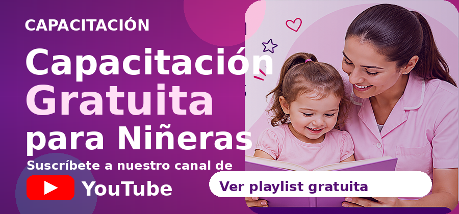 Capacitación gratuita para niñeras - suscríbete a nuestro canal de YouTube