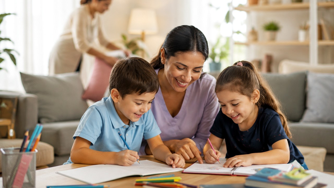Familia solicitando personal del hogar confiable en Lima